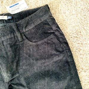 NWT Christopher Black Glitter Stretch Jeans Velvet